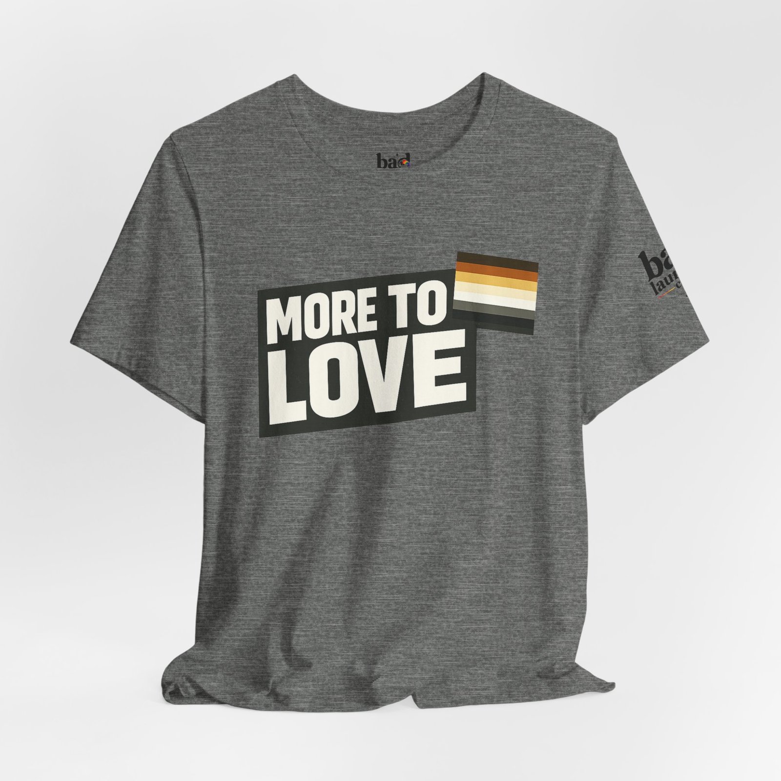 More to Love Bear Pride T-Shirt | Gay Bear Flag Shirt | LGBTQ Bear Community Graphic Tee | Body Positive Pride Apparel - Image 20