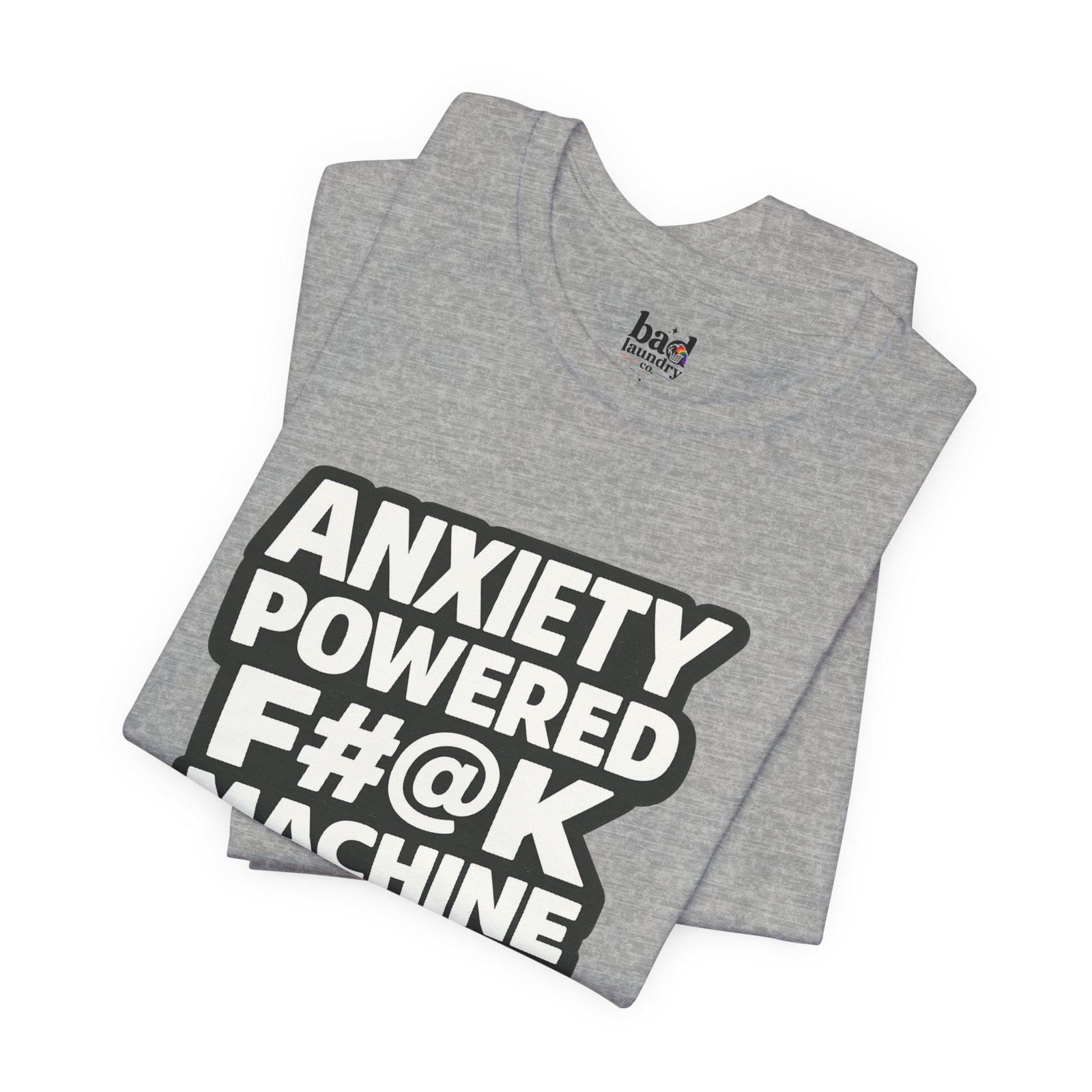 Anxiety Powered F#@K Machine T-Shirt for Men | Funny Anxiety Graphic Tee | Sarcastic Mental Health Humor Shirt |Adult Novelty - Image 32