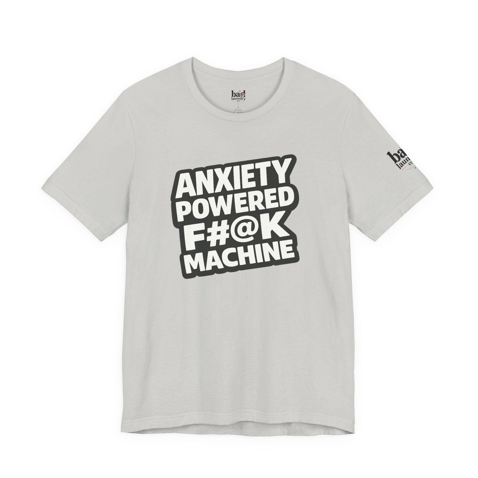 Anxiety Powered F#@K Machine T-Shirt for Men | Funny Anxiety Graphic Tee | Sarcastic Mental Health Humor Shirt |Adult Novelty - Image 19