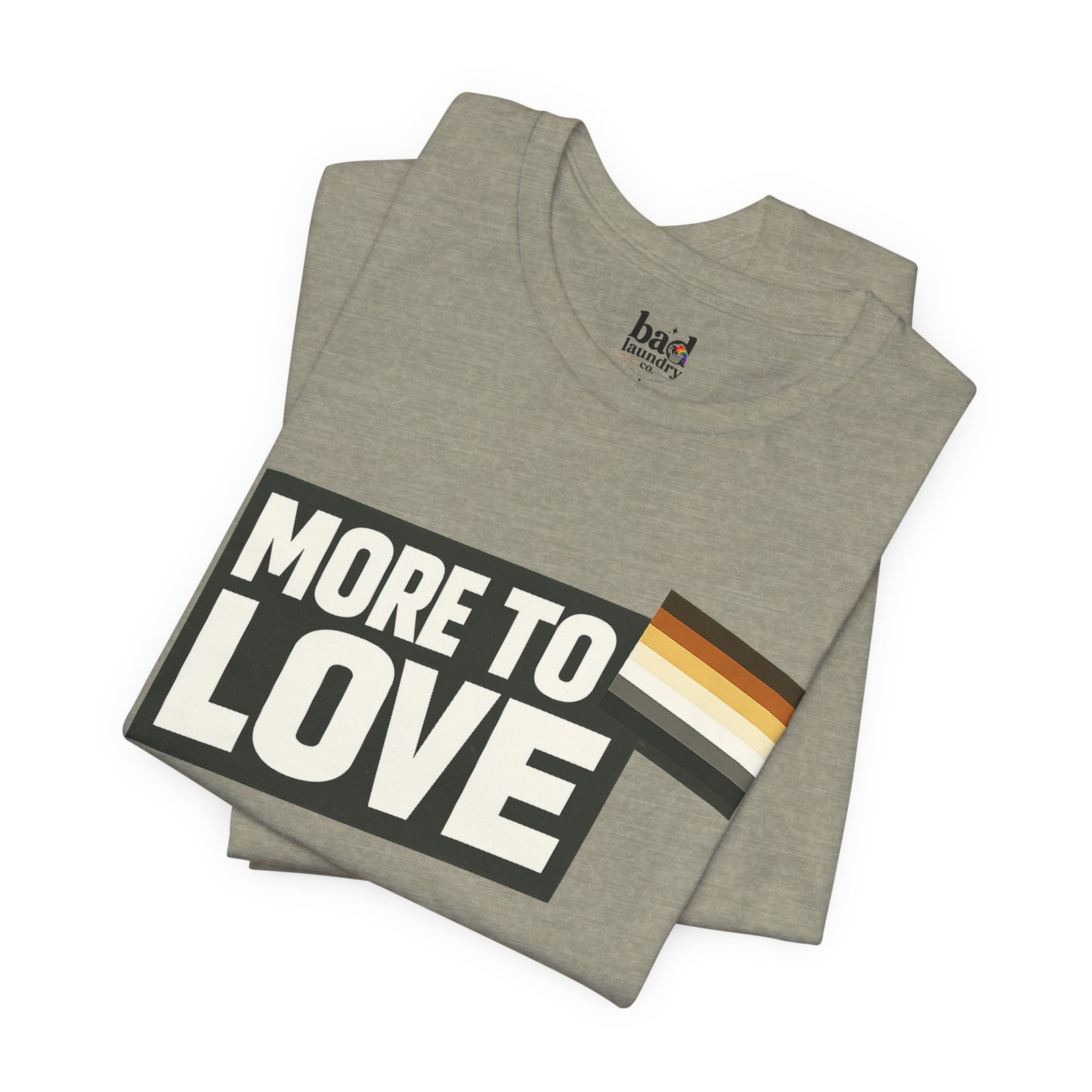 More to Love Bear Pride T-Shirt | Gay Bear Flag Shirt | LGBTQ Bear Community Graphic Tee | Body Positive Pride Apparel - Image 31