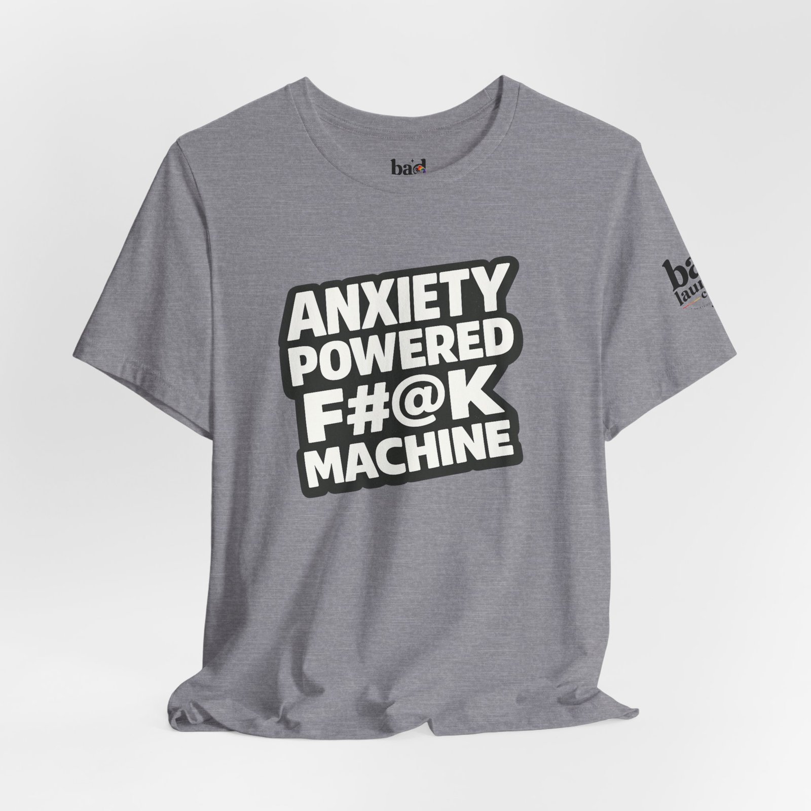 Anxiety Powered F#@K Machine T-Shirt for Men | Funny Anxiety Graphic Tee | Sarcastic Mental Health Humor Shirt |Adult Novelty - Image 36