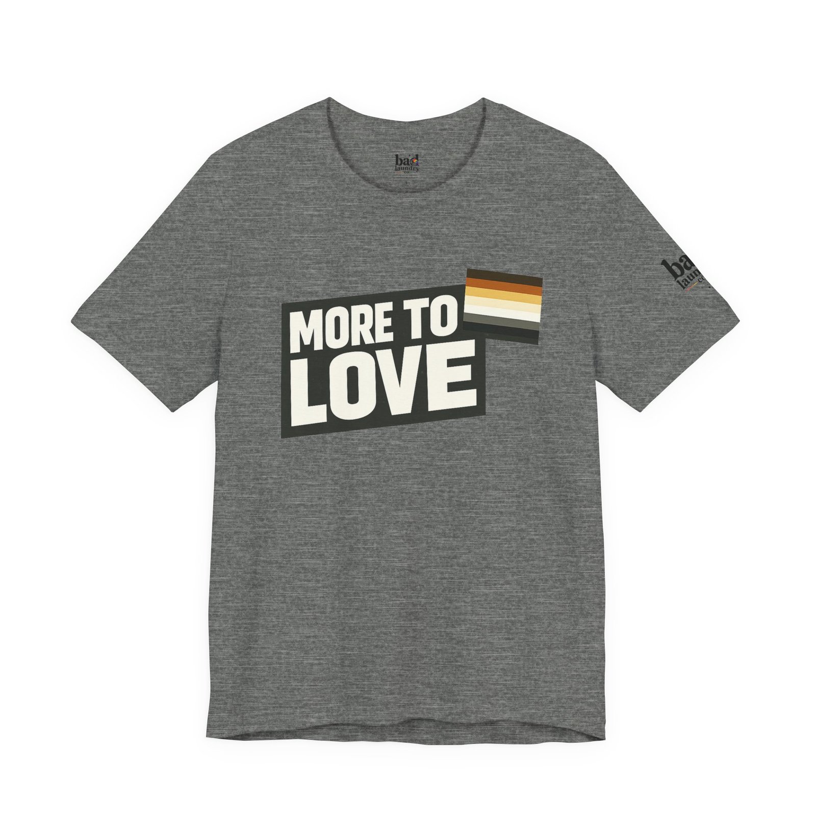 More to Love Bear Pride T-Shirt | Gay Bear Flag Shirt | LGBTQ Bear Community Graphic Tee | Body Positive Pride Apparel - Image 17