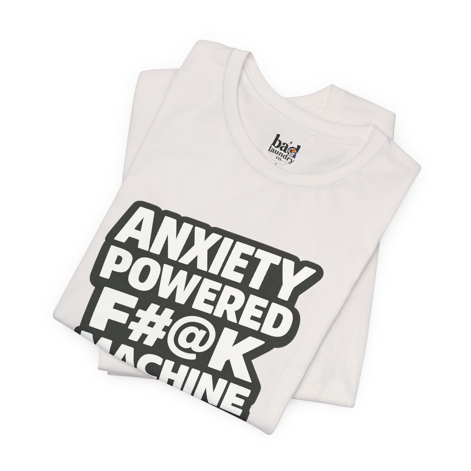 Anxiety Powered F#@K Machine T-Shirt for Men | Funny Anxiety Graphic Tee | Sarcastic Mental Health Humor Shirt |Adult Novelty - Image 17