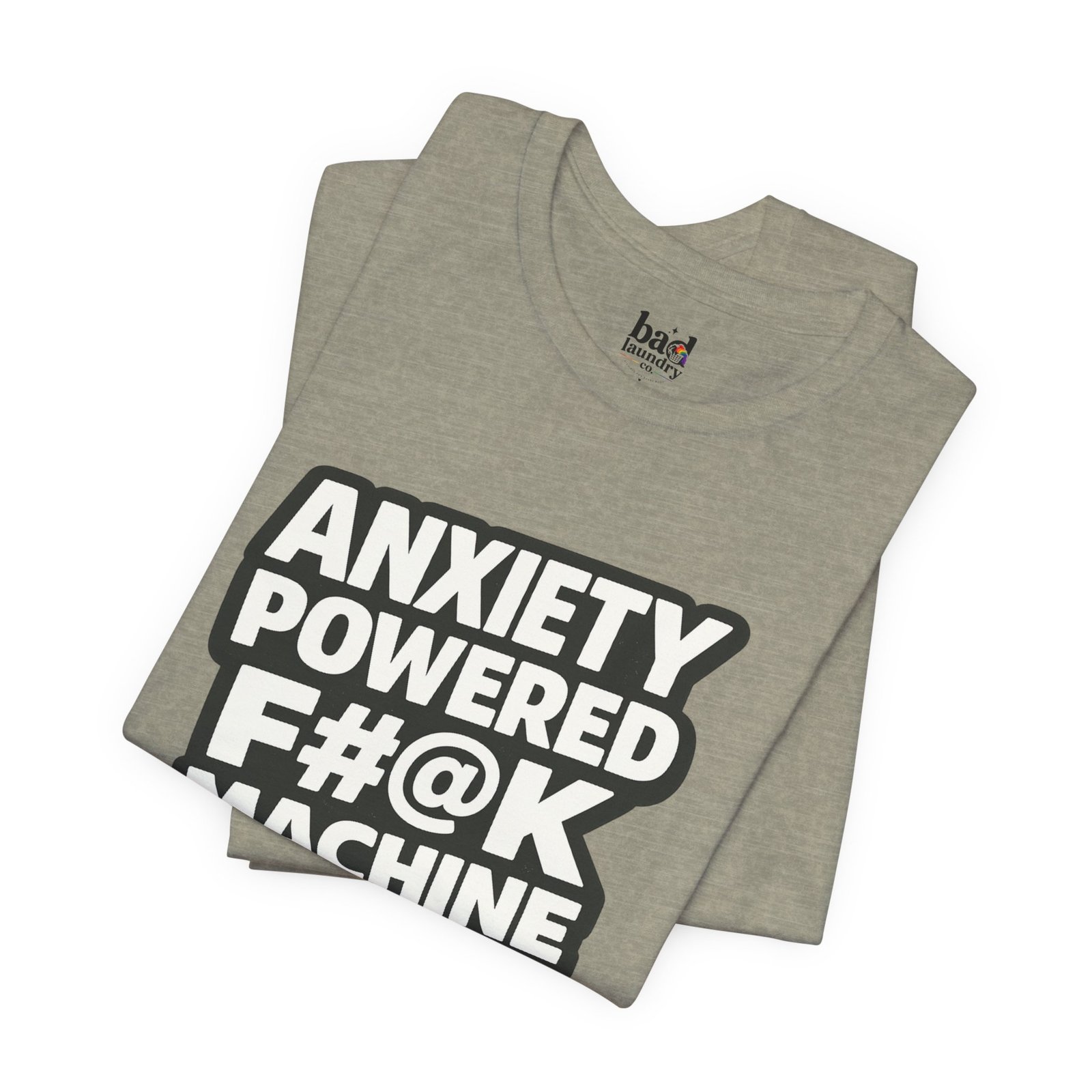 Anxiety Powered F#@K Machine T-Shirt for Men | Funny Anxiety Graphic Tee | Sarcastic Mental Health Humor Shirt |Adult Novelty - Image 23