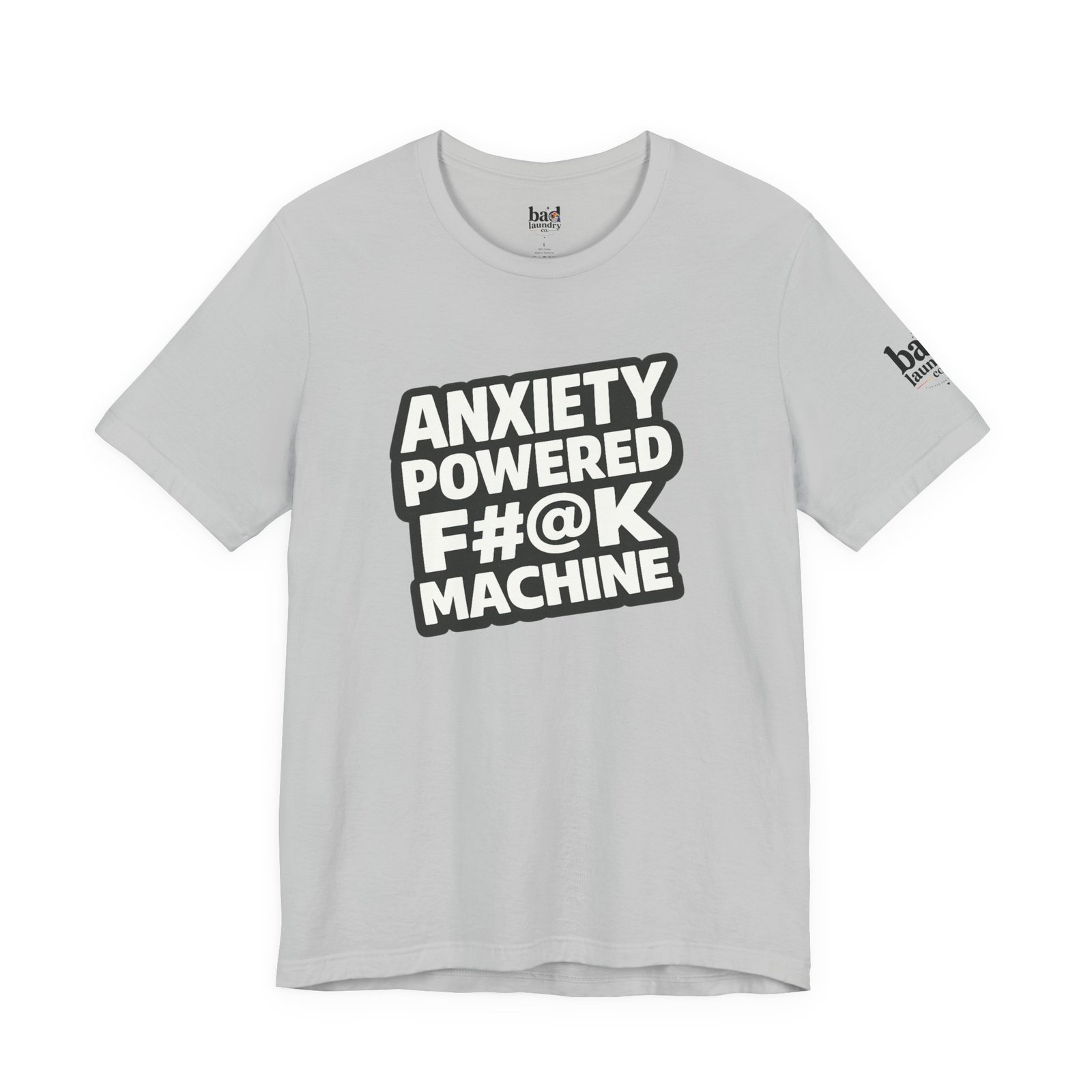 Anxiety Powered F#@K Machine T-Shirt for Men | Funny Anxiety Graphic Tee | Sarcastic Mental Health Humor Shirt |Adult Novelty - Image 10