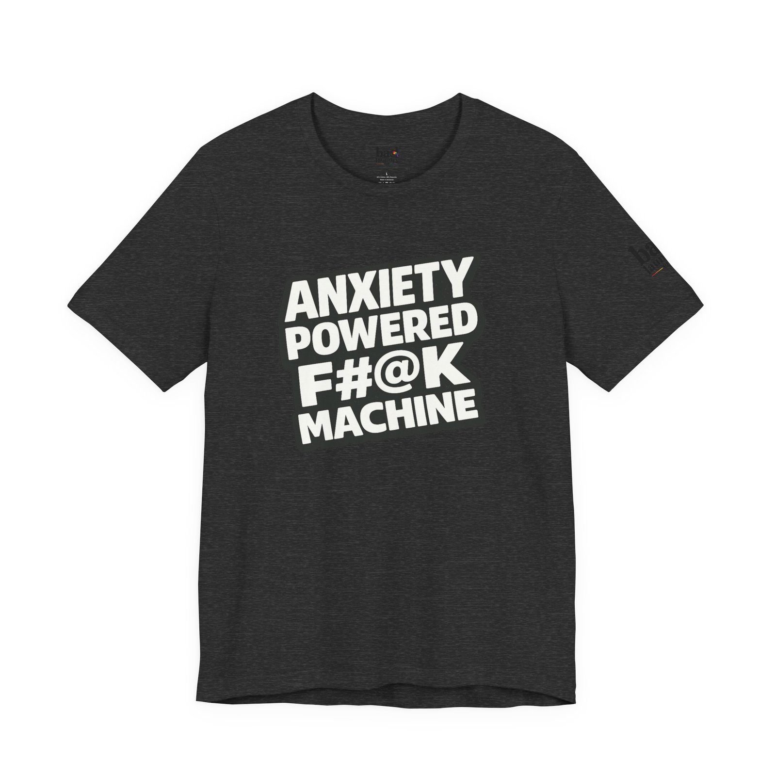 Anxiety Powered F#@K Machine T-Shirt for Men | Funny Anxiety Graphic Tee | Sarcastic Mental Health Humor Shirt |Adult Novelty - Image 40