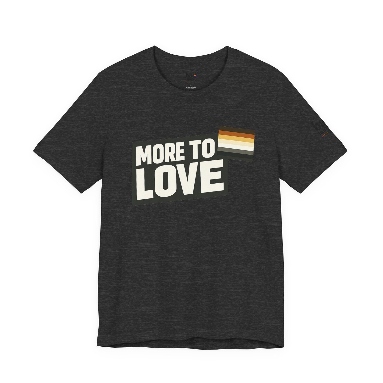 More to Love Bear Pride T-Shirt | Gay Bear Flag Shirt | LGBTQ Bear Community Graphic Tee | Body Positive Pride Apparel - Image 53