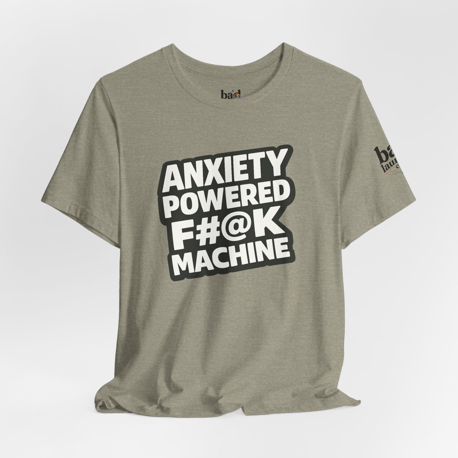 Anxiety Powered F#@K Machine T-Shirt for Men | Funny Anxiety Graphic Tee | Sarcastic Mental Health Humor Shirt |Adult Novelty - Image 24