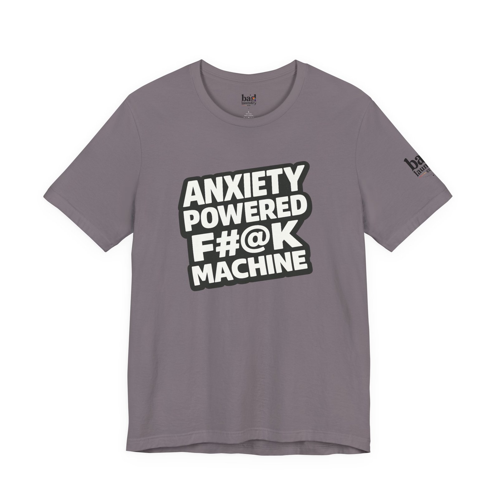 Anxiety Powered F#@K Machine T-Shirt for Men | Funny Anxiety Graphic Tee | Sarcastic Mental Health Humor Shirt |Adult Novelty - Image 43