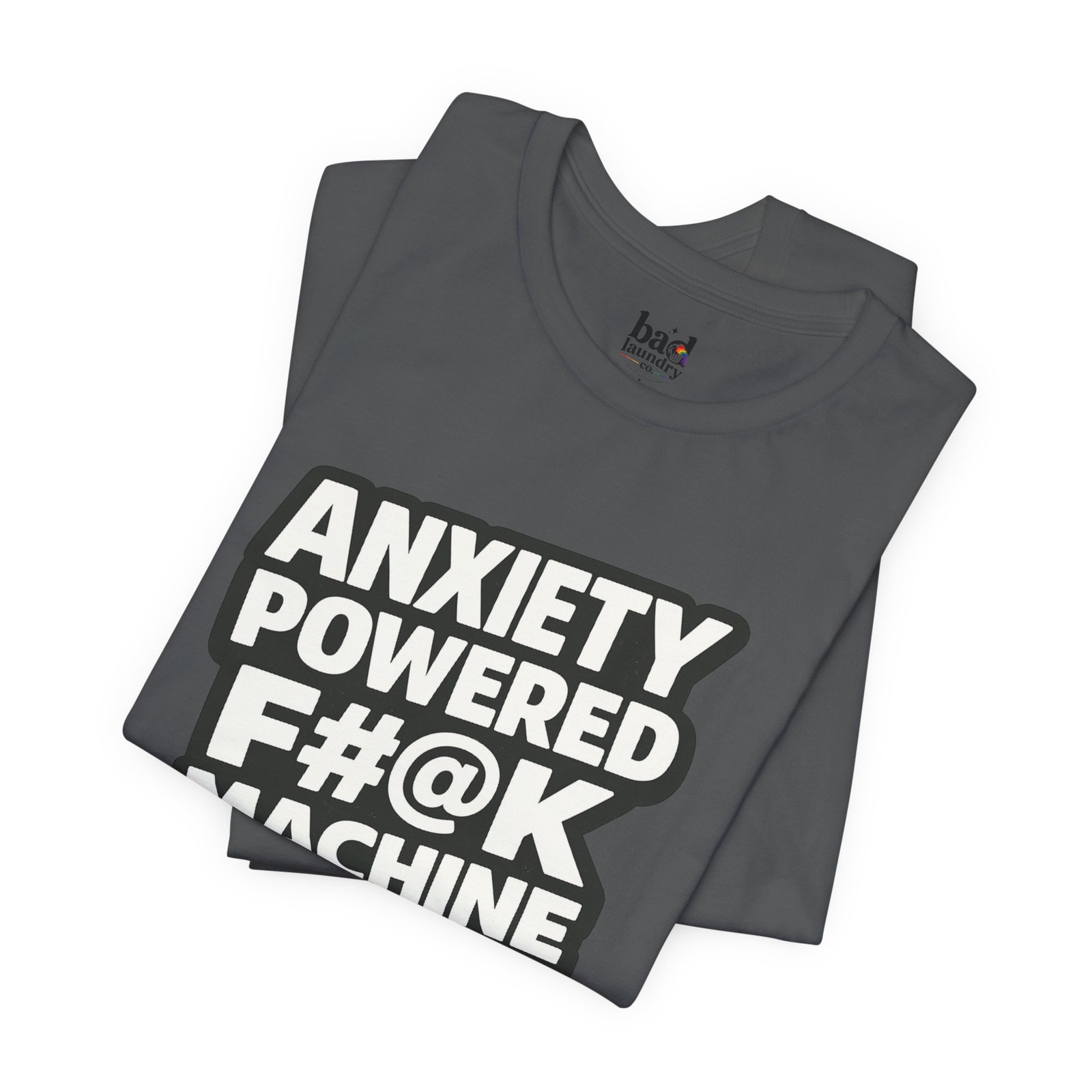Anxiety Powered F#@K Machine T-Shirt for Men | Funny Anxiety Graphic Tee | Sarcastic Mental Health Humor Shirt |Adult Novelty - Image 38