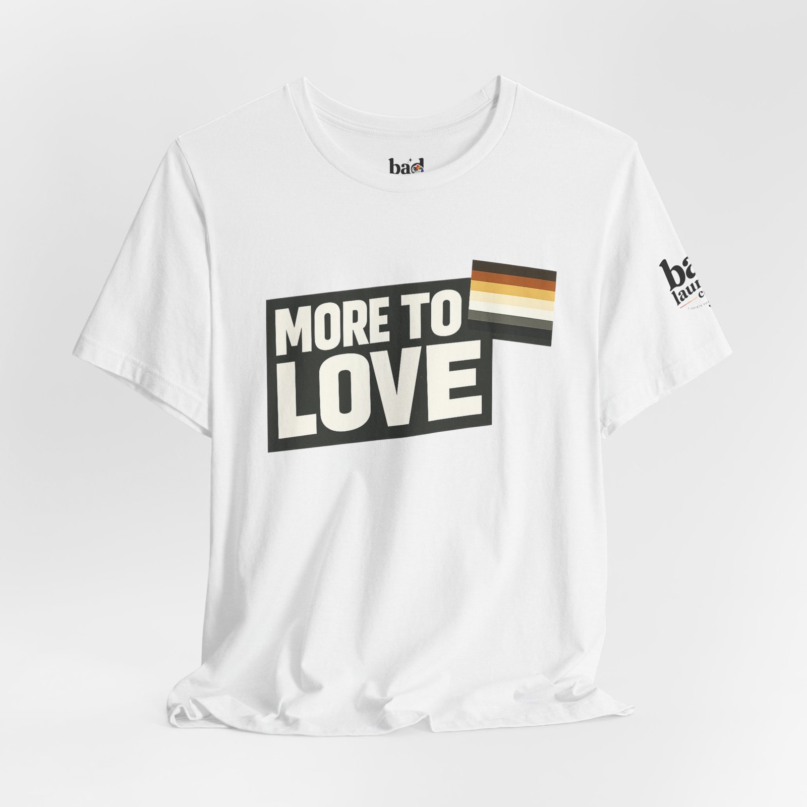 More to Love Bear Pride T-Shirt | Gay Bear Flag Shirt | LGBTQ Bear Community Graphic Tee | Body Positive Pride Apparel - Image 8