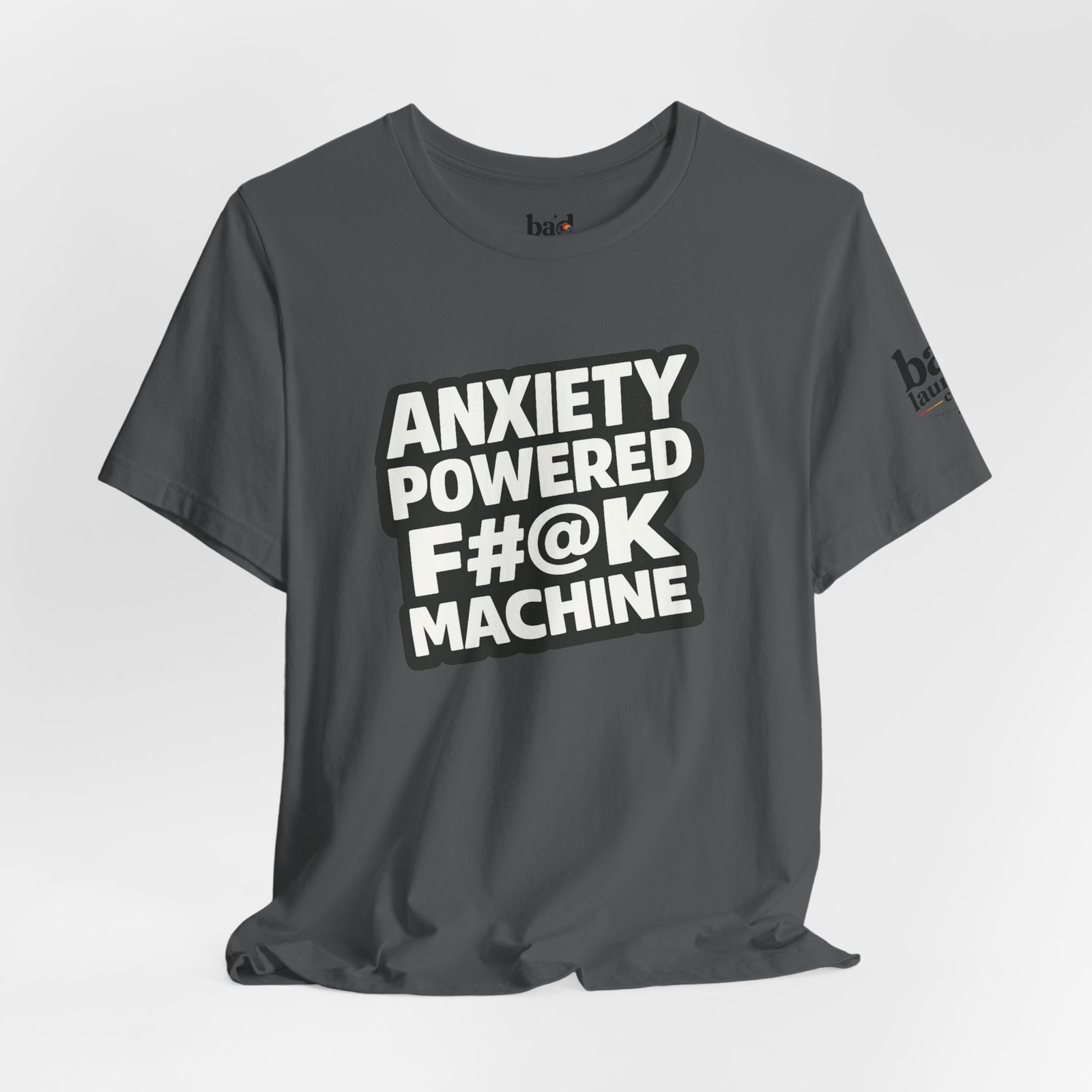 Anxiety Powered F#@K Machine T-Shirt for Men | Funny Anxiety Graphic Tee | Sarcastic Mental Health Humor Shirt |Adult Novelty - Image 39