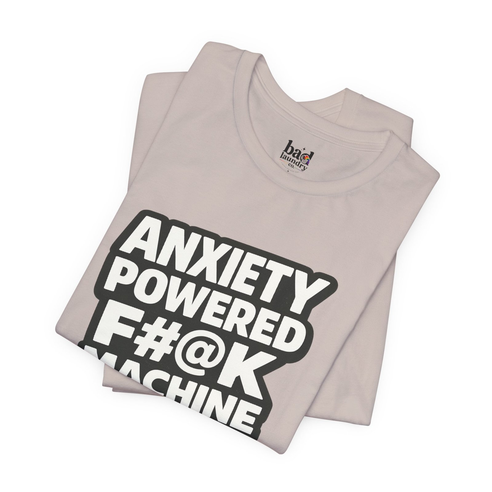 Anxiety Powered F#@K Machine T-Shirt for Men | Funny Anxiety Graphic Tee | Sarcastic Mental Health Humor Shirt |Adult Novelty - Image 29