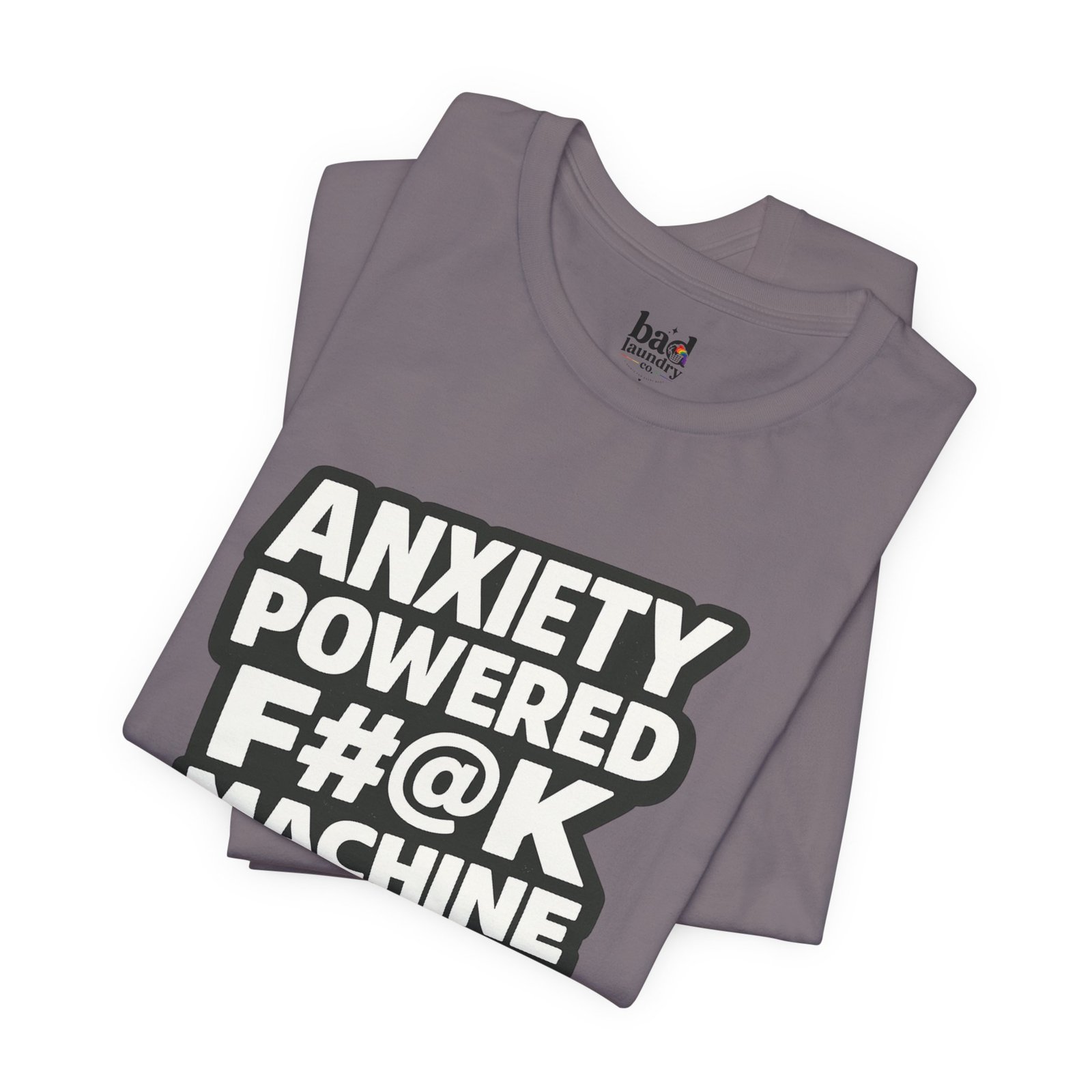 Anxiety Powered F#@K Machine T-Shirt for Men | Funny Anxiety Graphic Tee | Sarcastic Mental Health Humor Shirt |Adult Novelty - Image 44