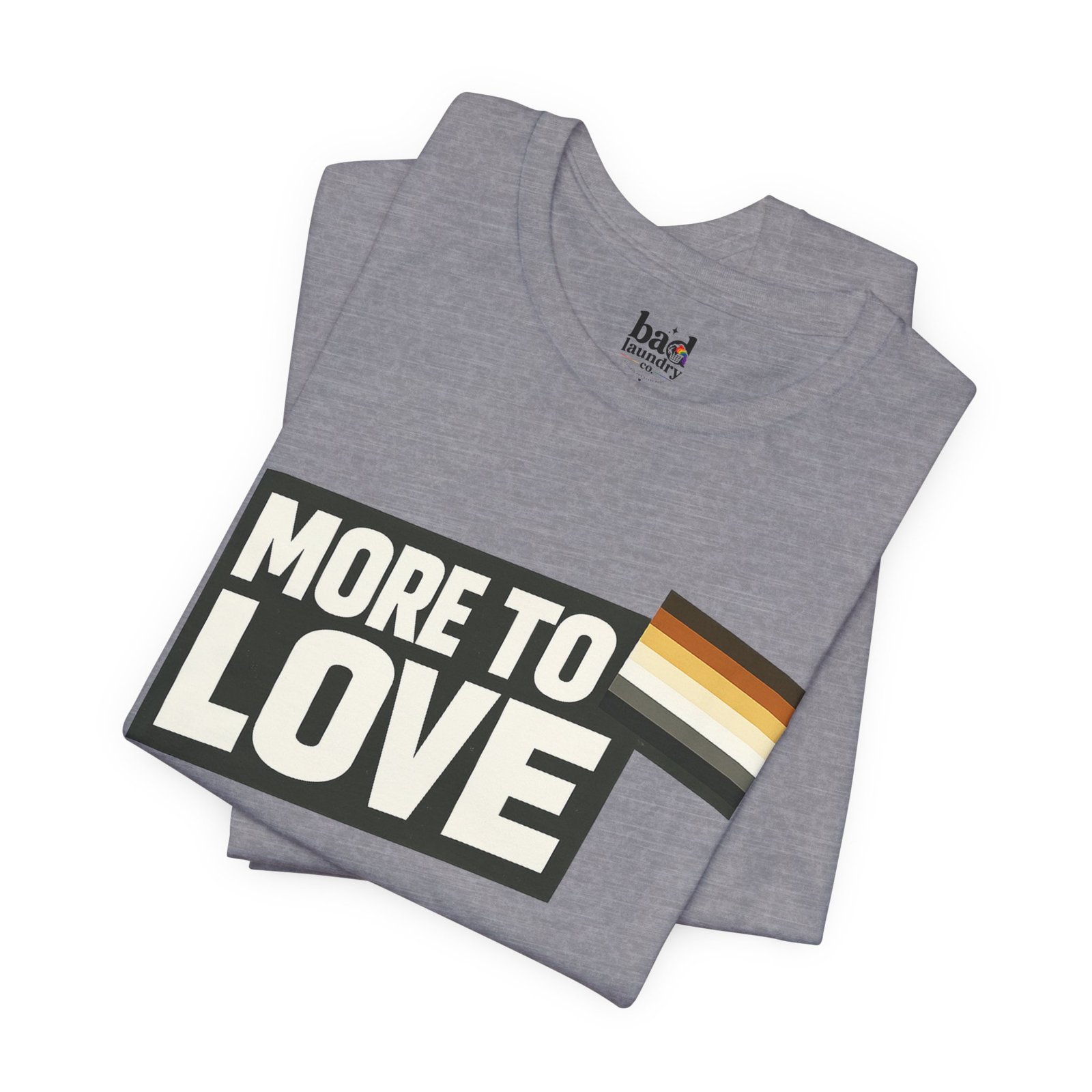 More to Love Bear Pride T-Shirt | Gay Bear Flag Shirt | LGBTQ Bear Community Graphic Tee | Body Positive Pride Apparel - Image 47