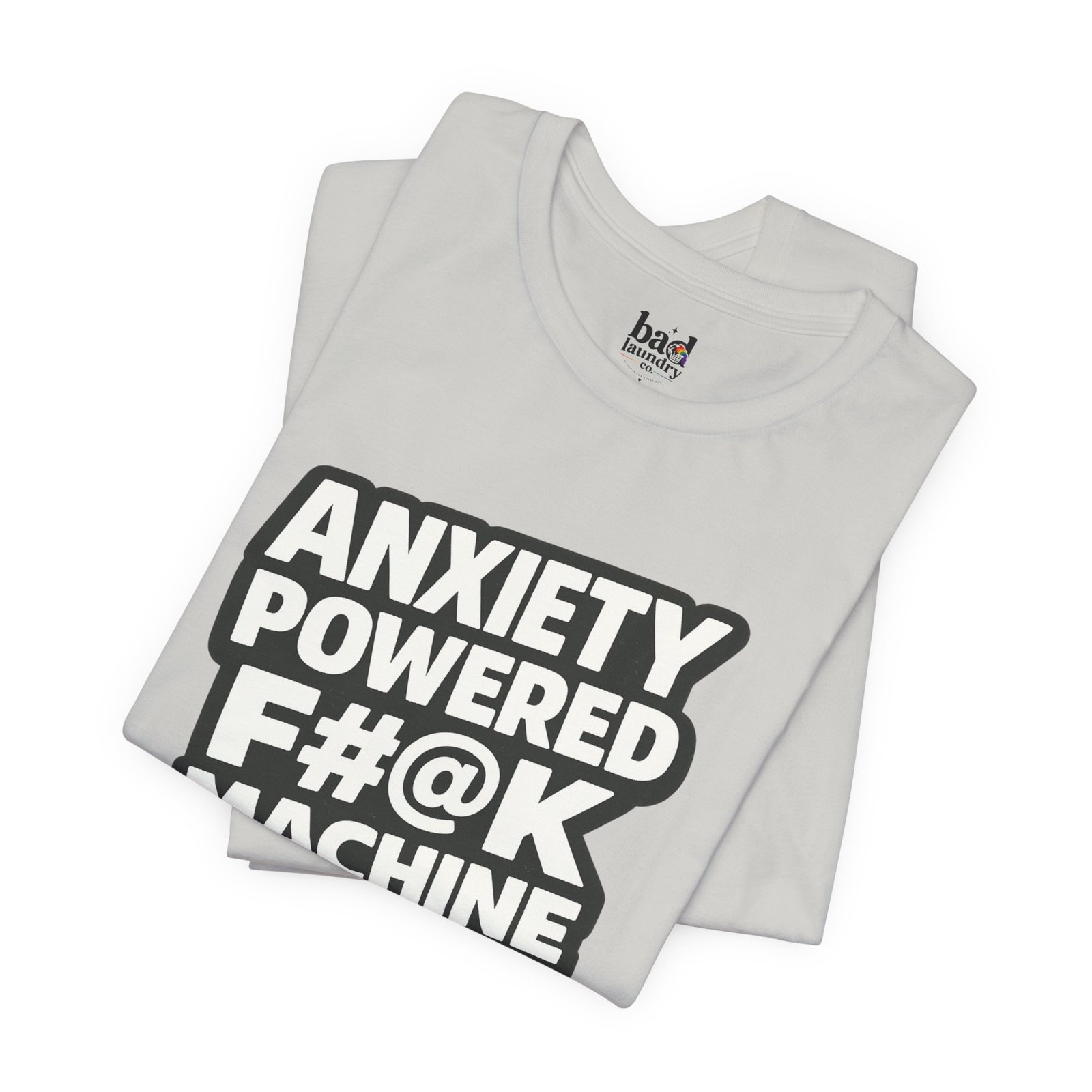 Anxiety Powered F#@K Machine T-Shirt for Men | Funny Anxiety Graphic Tee | Sarcastic Mental Health Humor Shirt |Adult Novelty - Image 20