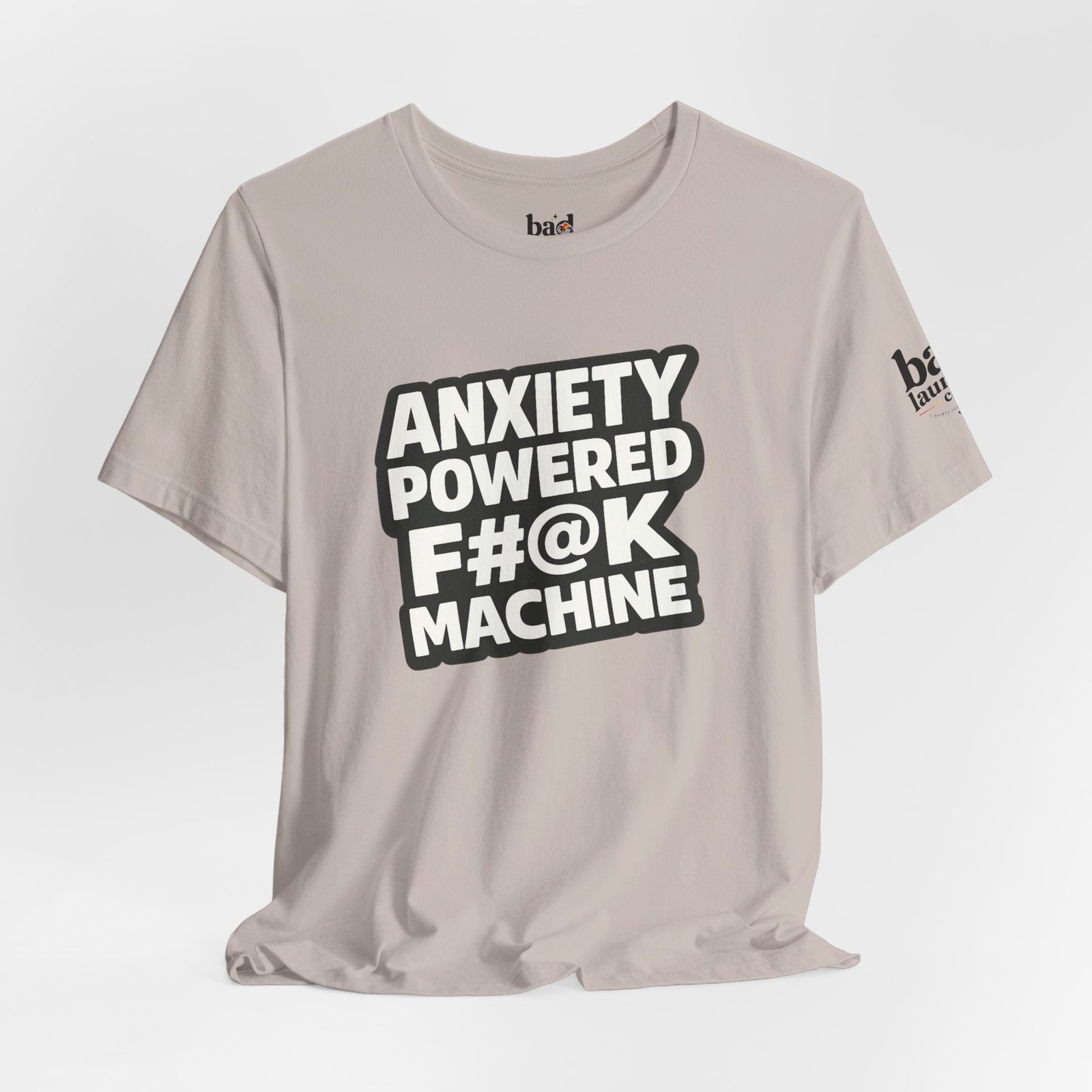 Anxiety Powered F#@K Machine T-Shirt for Men | Funny Anxiety Graphic Tee | Sarcastic Mental Health Humor Shirt |Adult Novelty - Image 30
