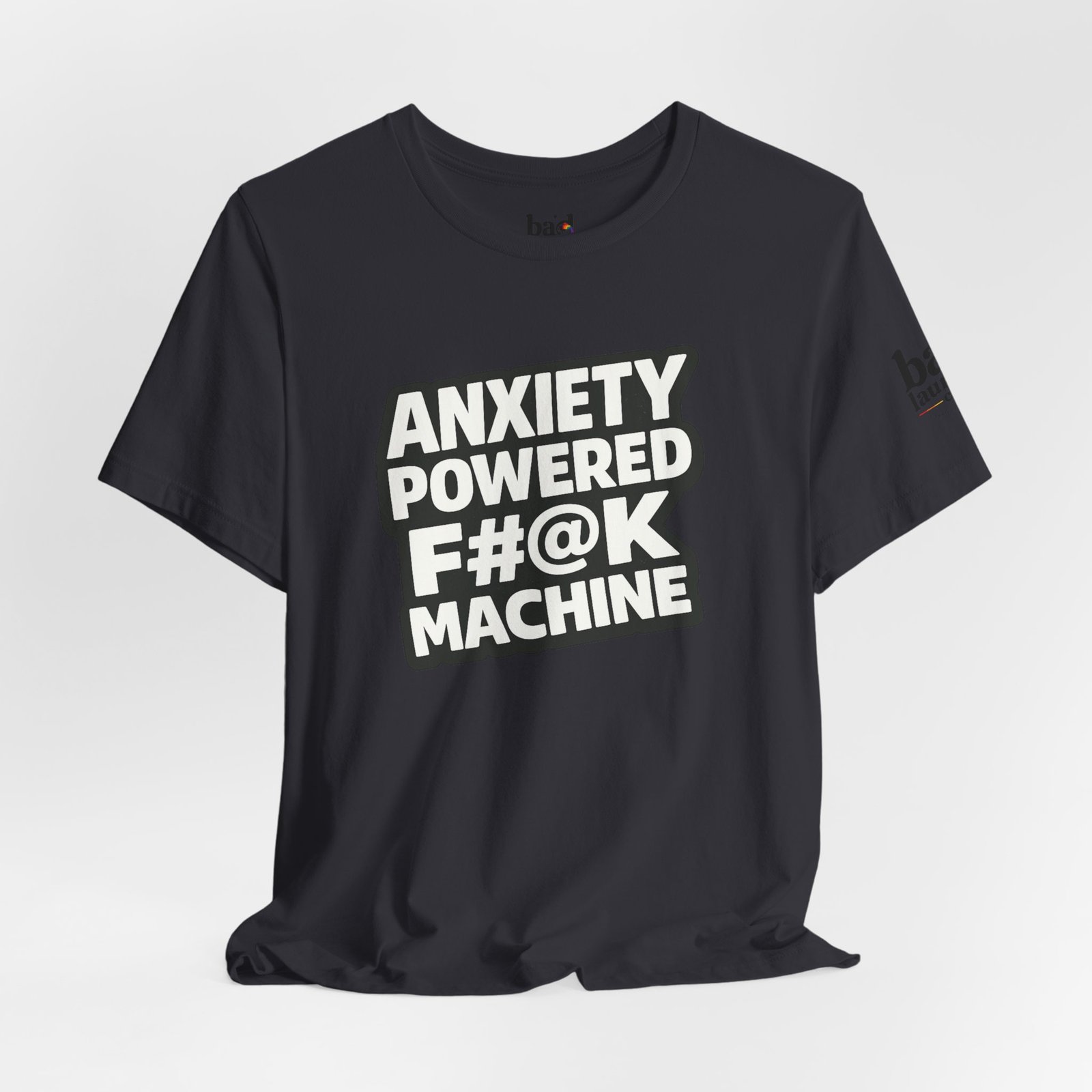 Anxiety Powered F#@K Machine T-Shirt for Men | Funny Anxiety Graphic Tee | Sarcastic Mental Health Humor Shirt |Adult Novelty - Image 27