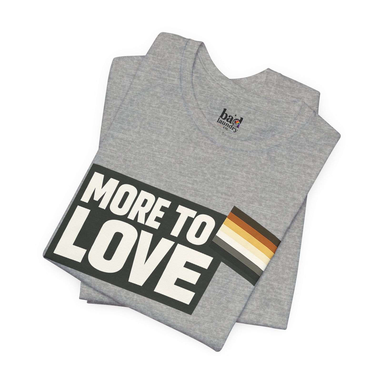 More to Love Bear Pride T-Shirt | Gay Bear Flag Shirt | LGBTQ Bear Community Graphic Tee | Body Positive Pride Apparel - Image 43