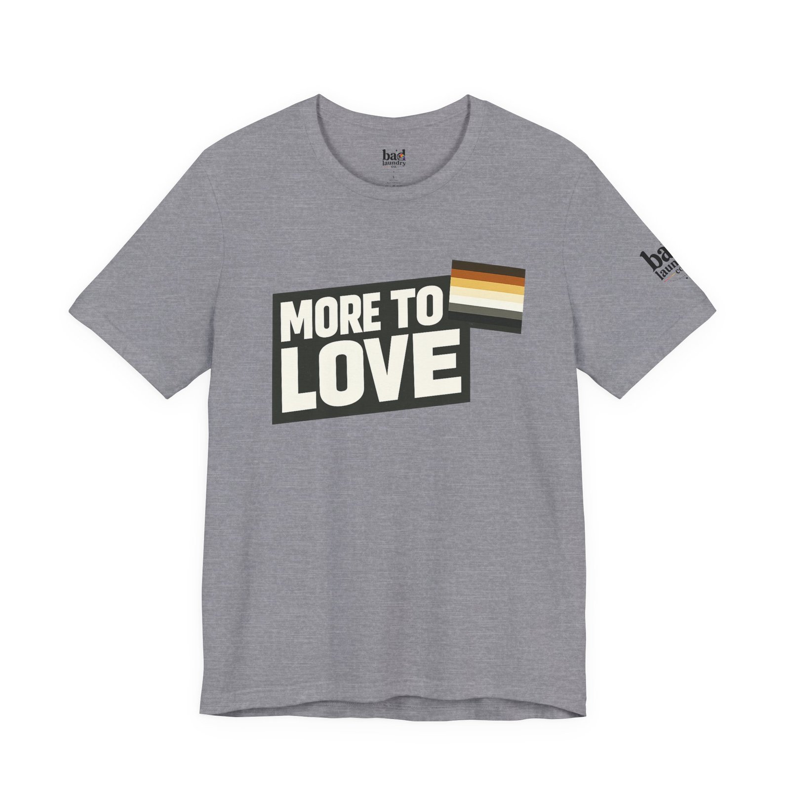 More to Love Bear Pride T-Shirt | Gay Bear Flag Shirt | LGBTQ Bear Community Graphic Tee | Body Positive Pride Apparel - Image 45