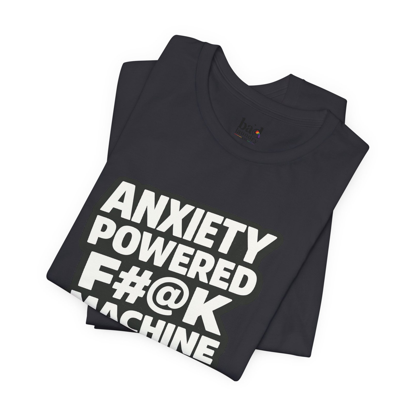 Anxiety Powered F#@K Machine T-Shirt for Men | Funny Anxiety Graphic Tee | Sarcastic Mental Health Humor Shirt |Adult Novelty - Image 26