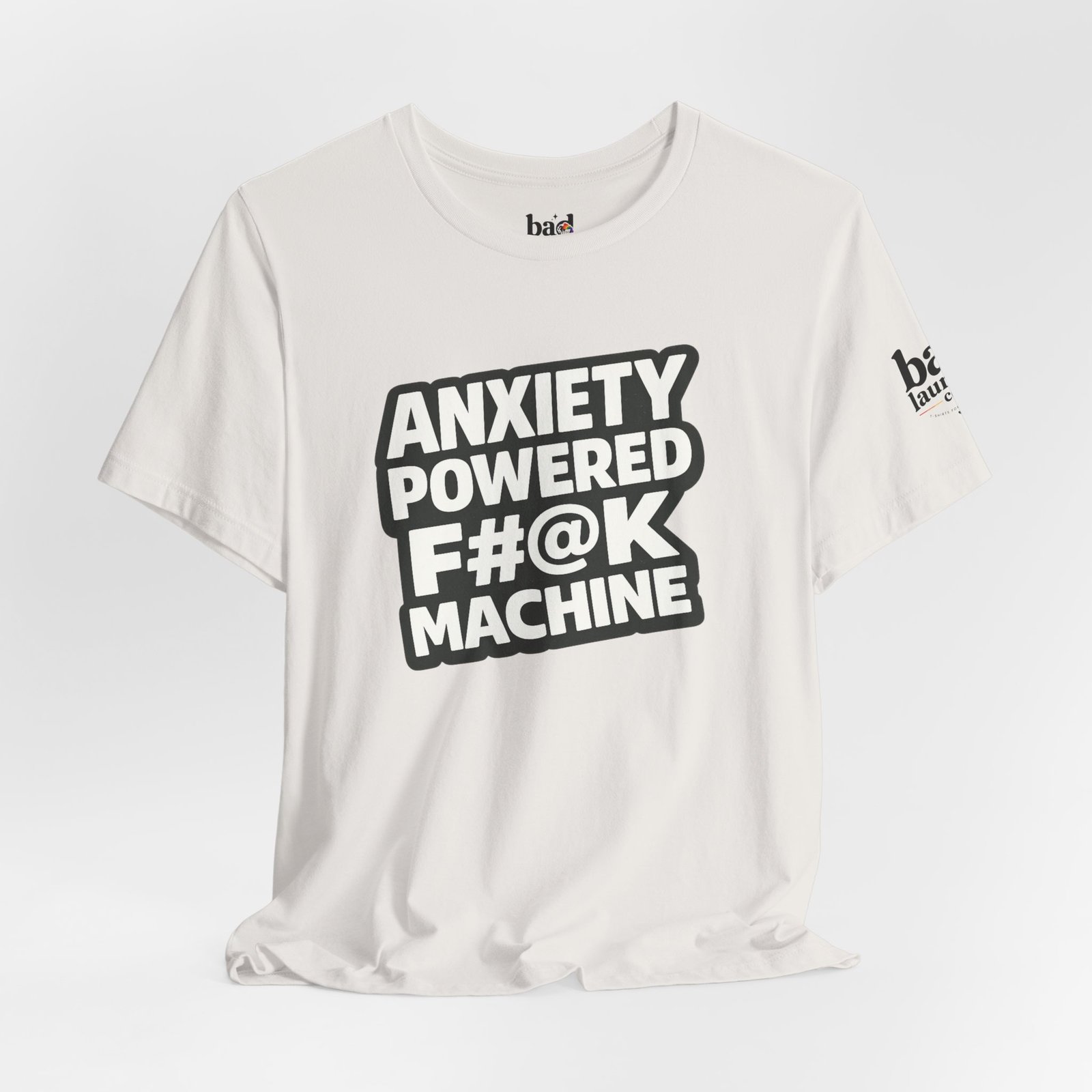 Anxiety Powered F#@K Machine T-Shirt for Men | Funny Anxiety Graphic Tee | Sarcastic Mental Health Humor Shirt |Adult Novelty - Image 18
